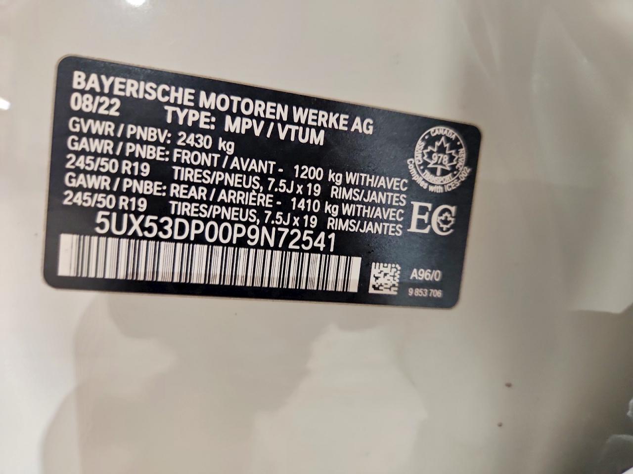 2023 BMW X3 xDrive30I - zdjęcie 11