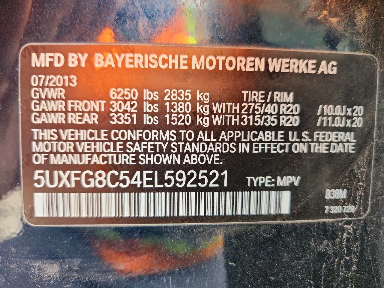 2014 BMW X6 xDrive50I - zdjęcie 13