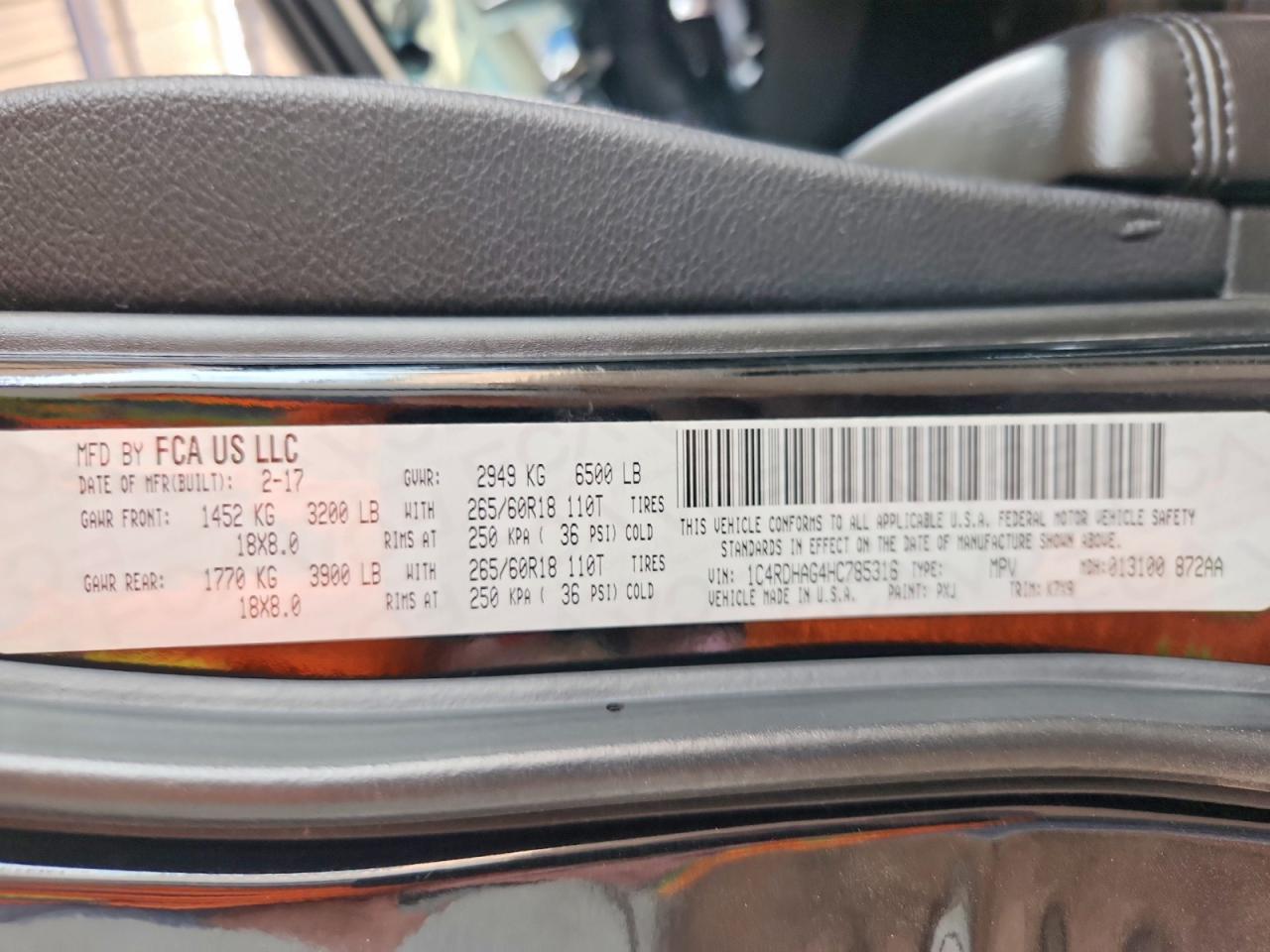 2017 Dodge Durango Sxt - zdjęcie 13