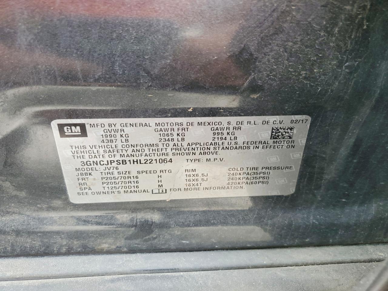 2017 Chevrolet Trax 1Lt - zdjęcie 14
