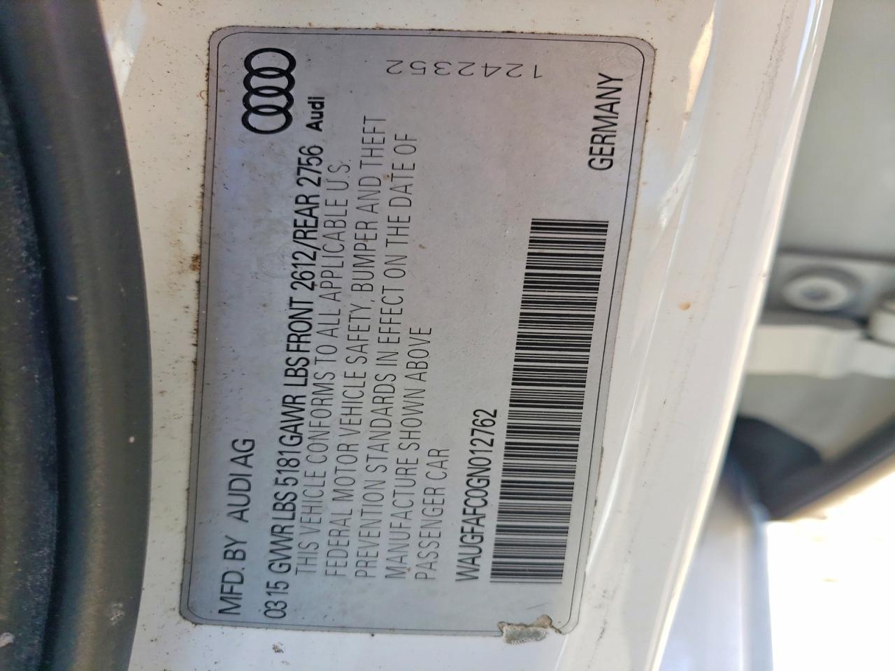 2016 Audi A6 Premium Plus - zdjęcie 12