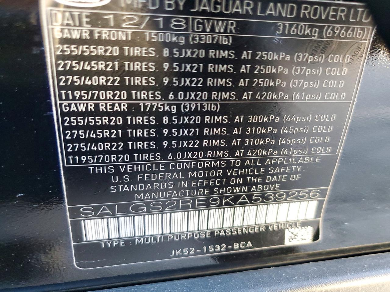 2019 Land Rover Range Rover Supercharged - zdjęcie 14