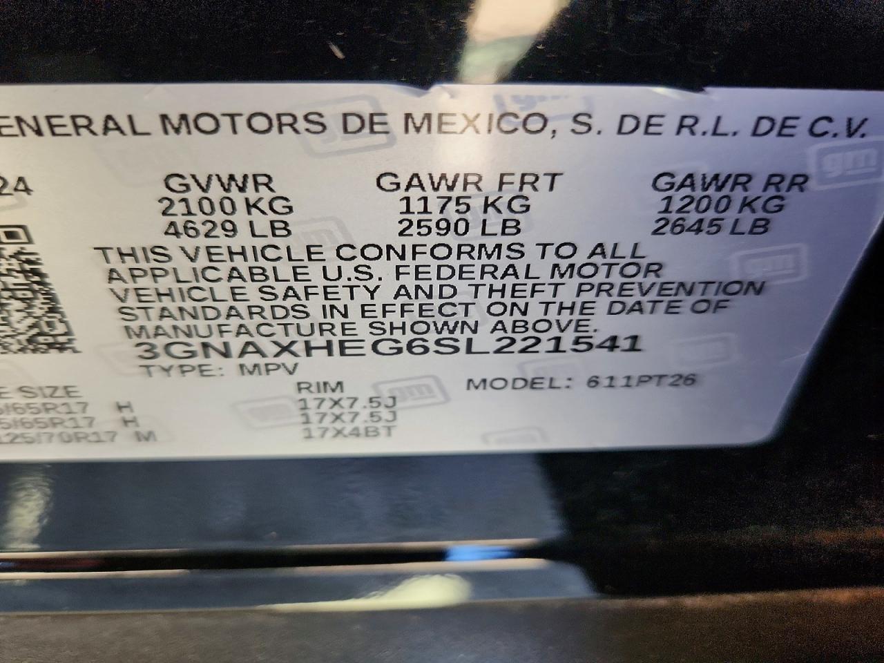 2025 Chevrolet Equinox Lt - zdjęcie 14