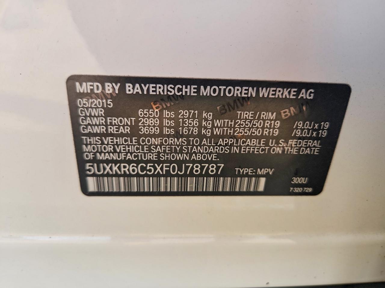 2015 BMW X5 xDrive50I - zdjęcie 13