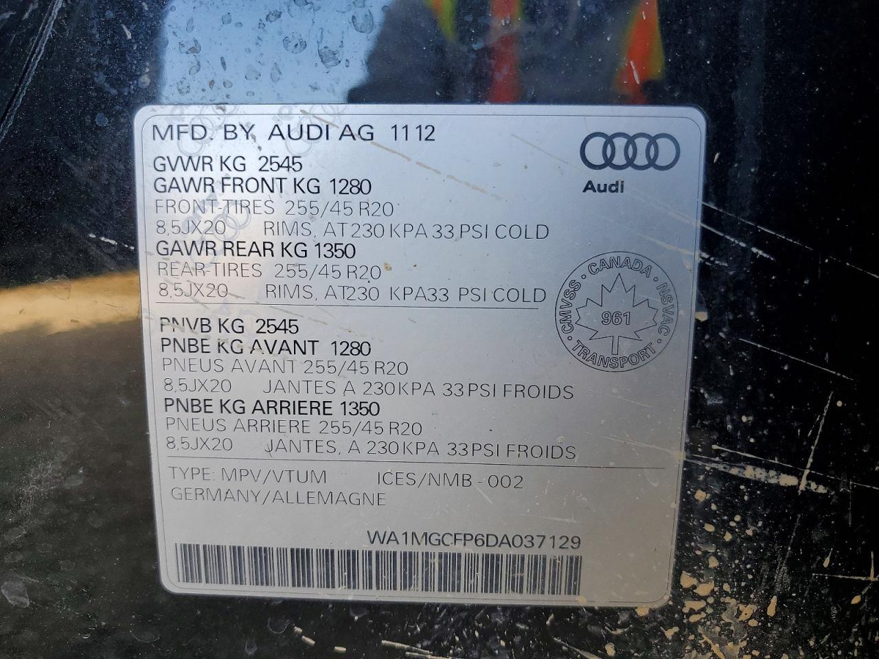 2013 Audi Q5 Premium - zdjęcie 12