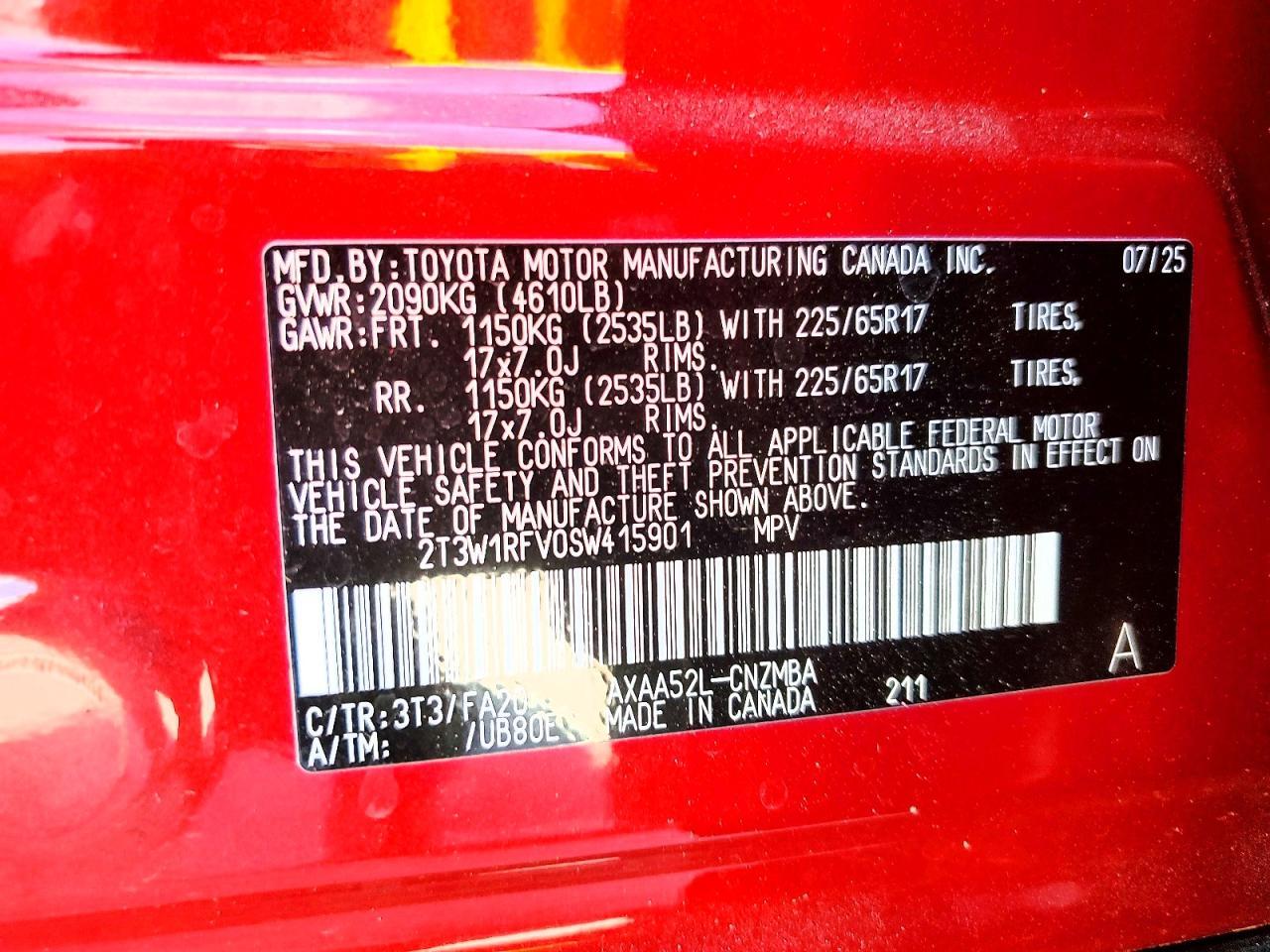 2025 Toyota Rav4 Xle - zdjęcie 14