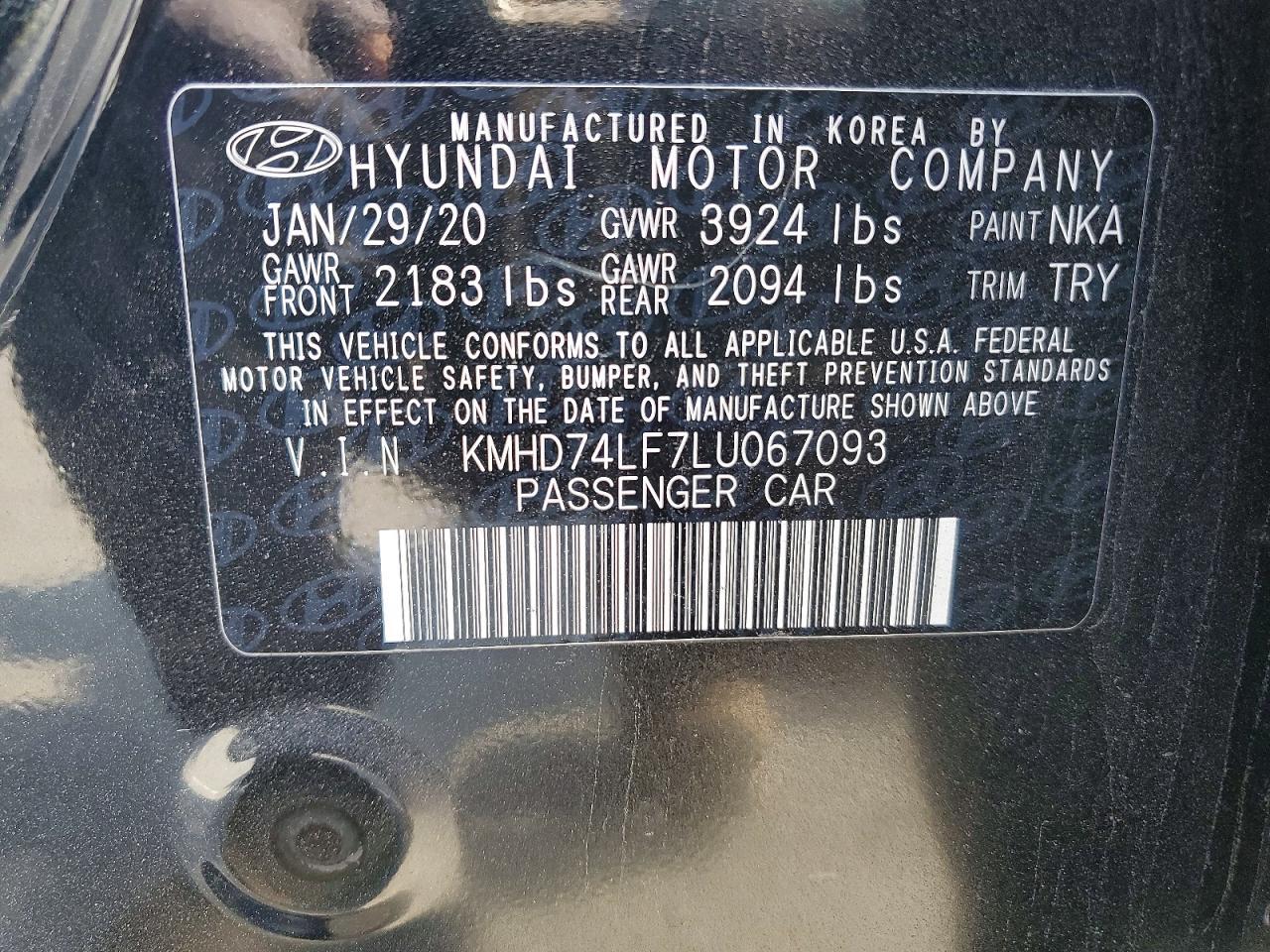 2020 Hyundai Elantra Se - zdjęcie 12