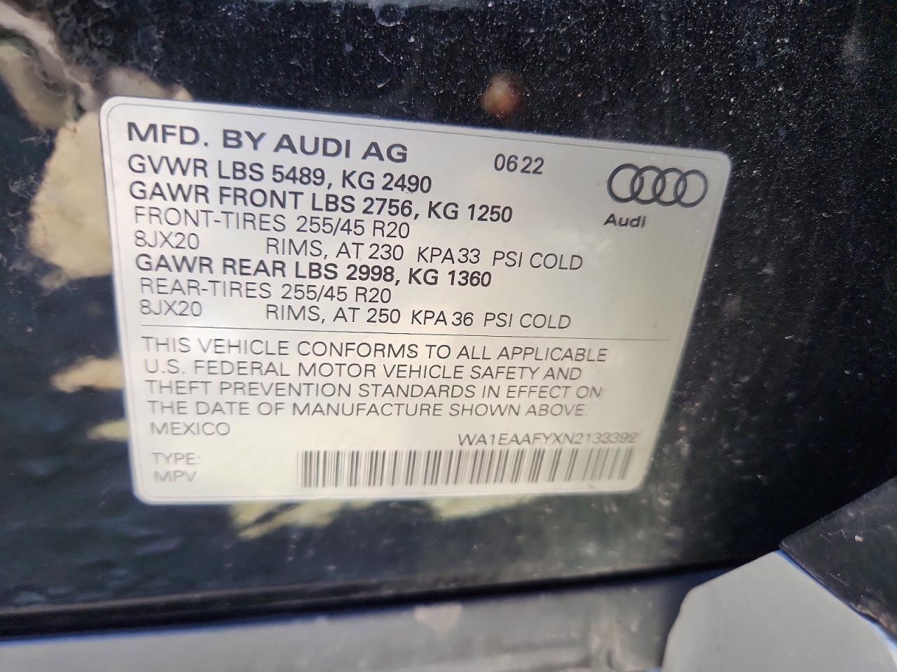 2022 Audi Q5 Premium Plus 45 - zdjęcie 13