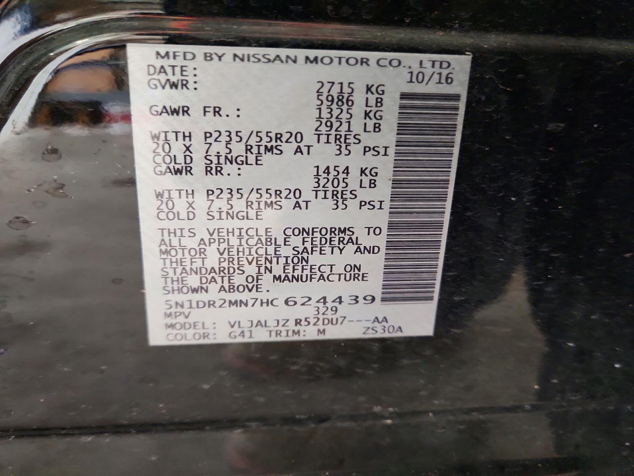 2017 Nissan Pathfinder Platinum - zdjęcie 12