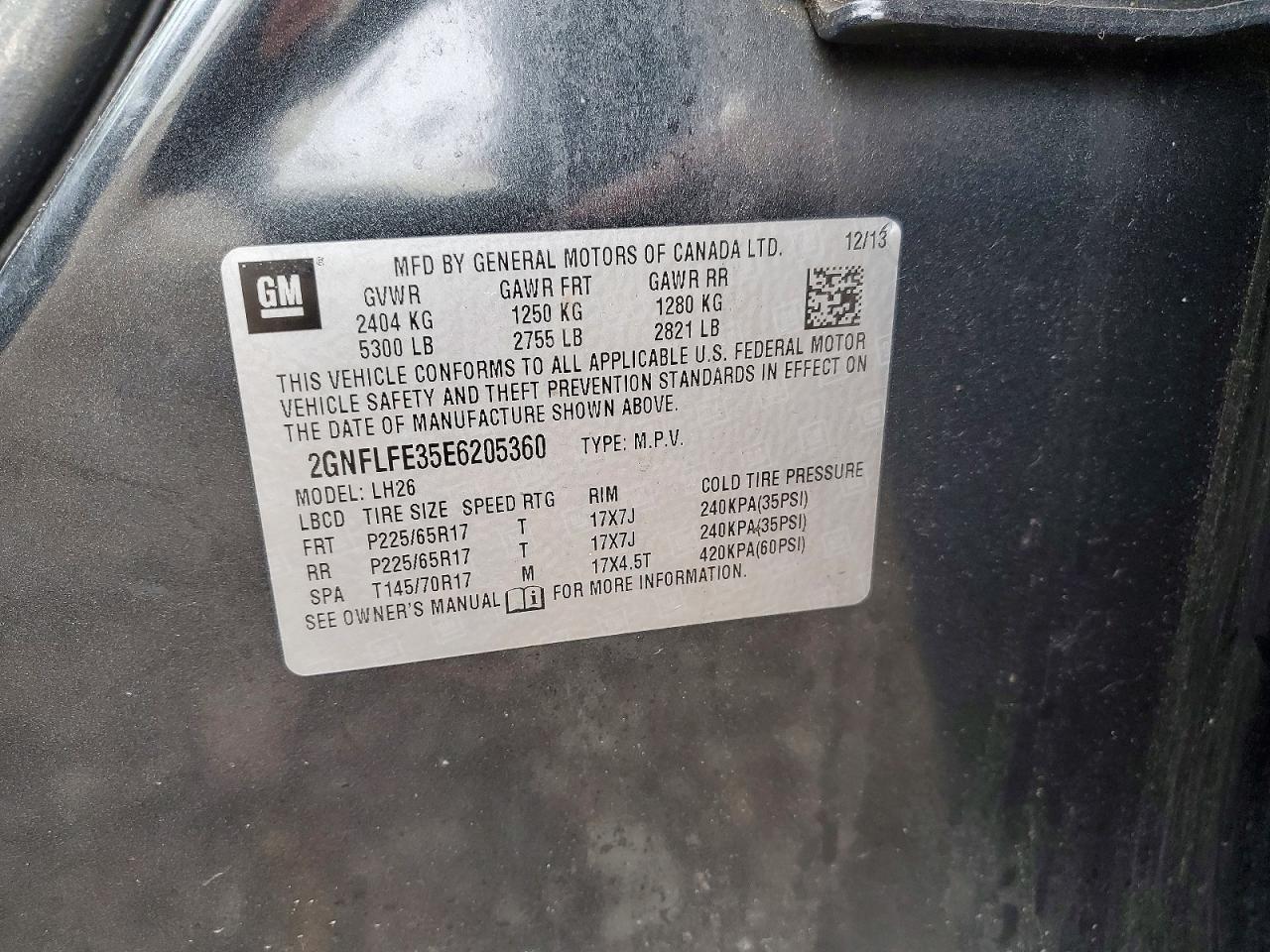 2014 Chevrolet Equinox Lt - zdjęcie 13