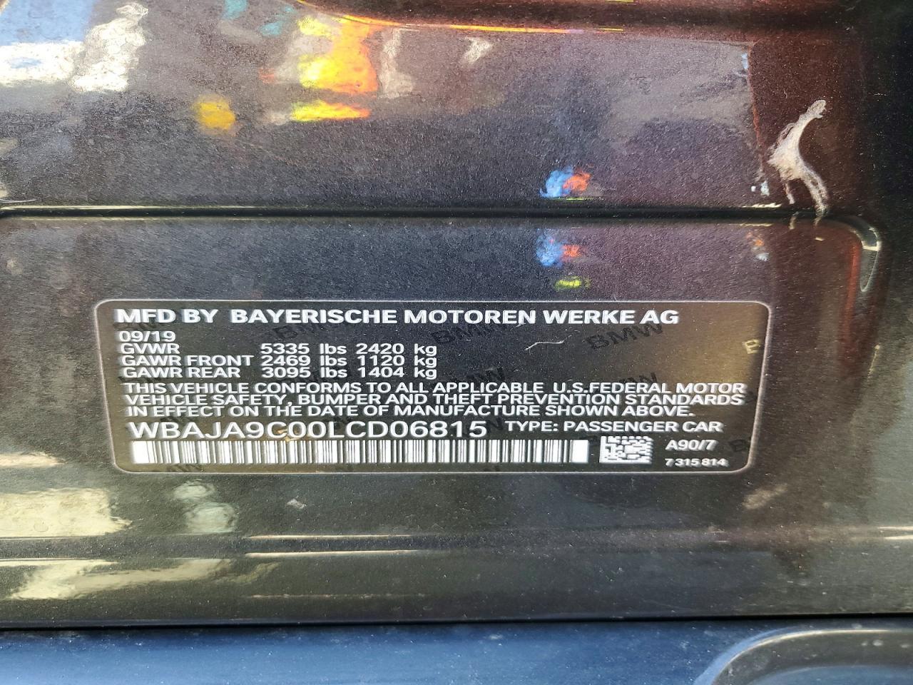 2020 BMW 530E - zdjęcie 12