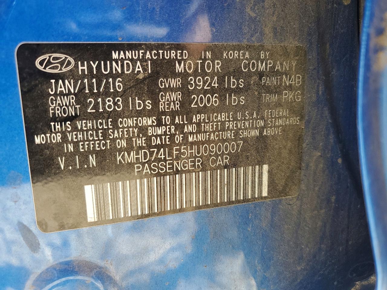 2017 Hyundai Elantra Se - zdjęcie 12