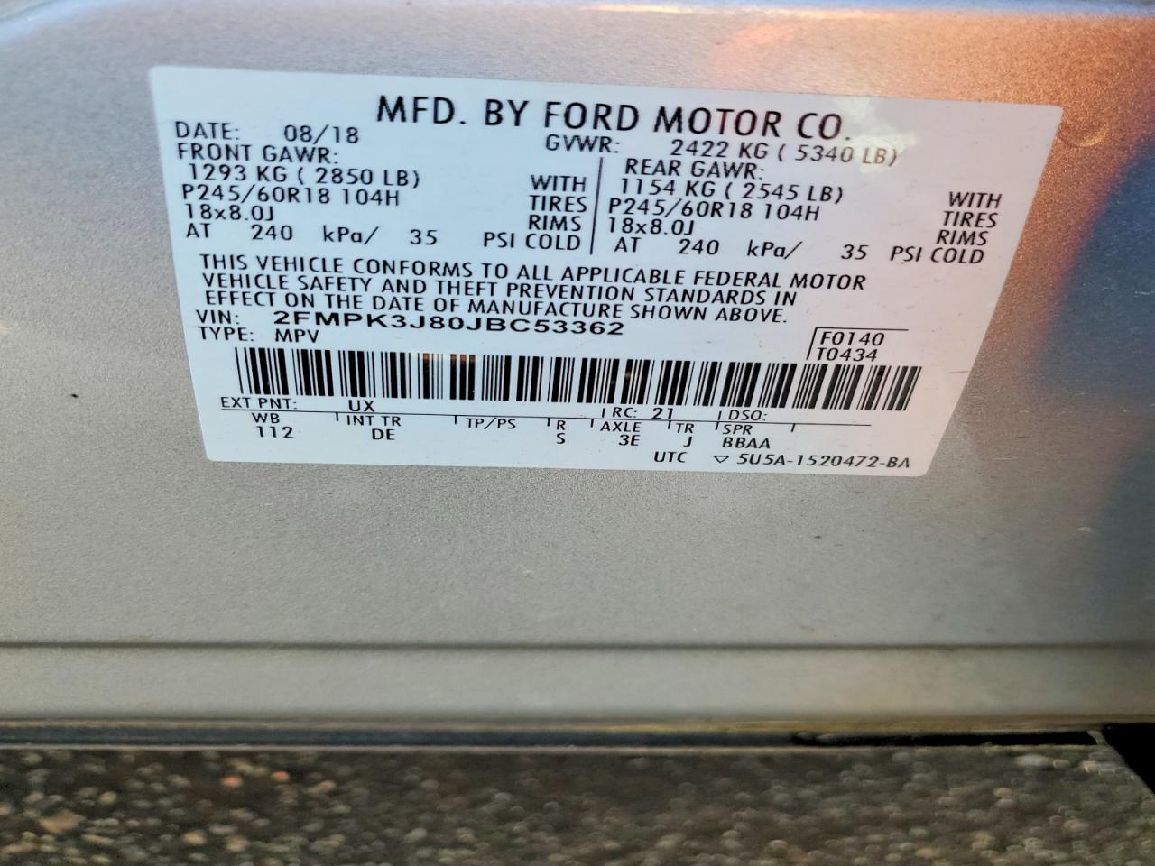 2018 Ford Edge Sel - zdjęcie 13
