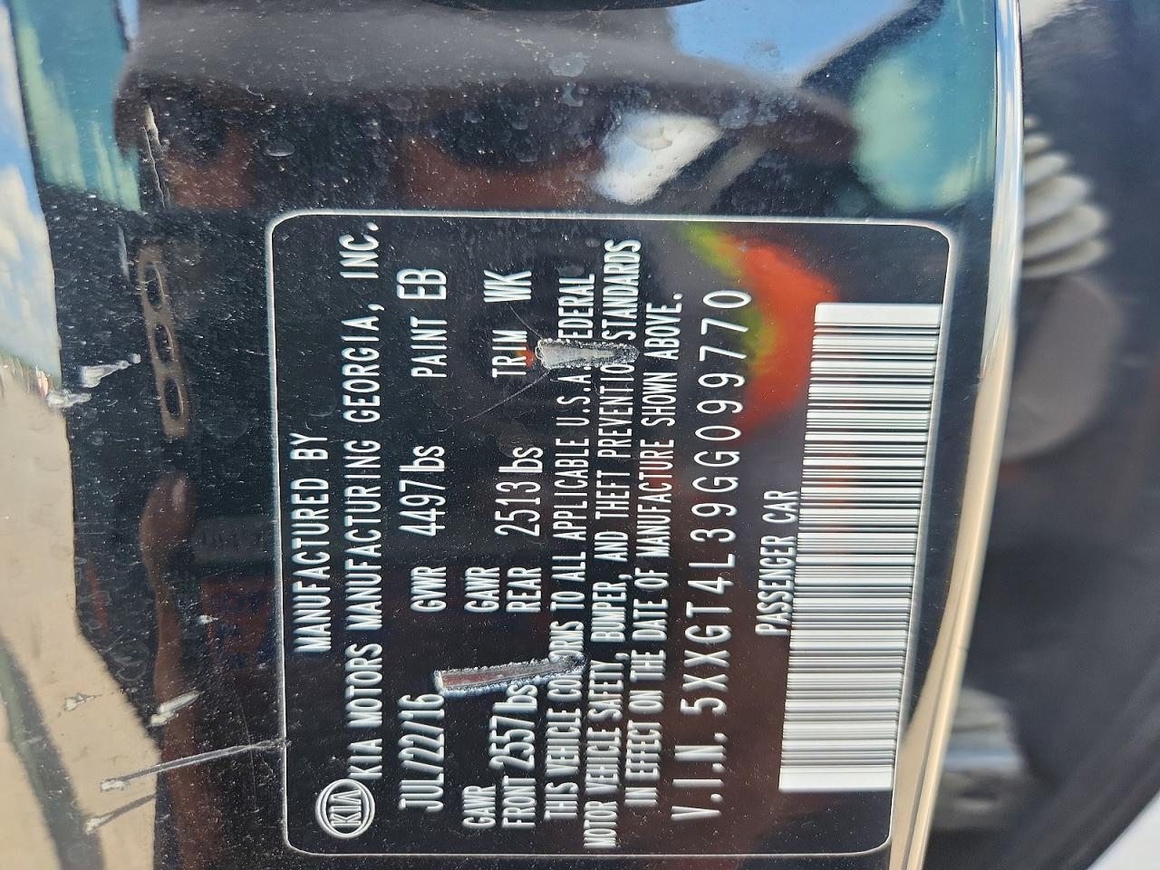 2016 Kia Optima Lx - zdjęcie 12