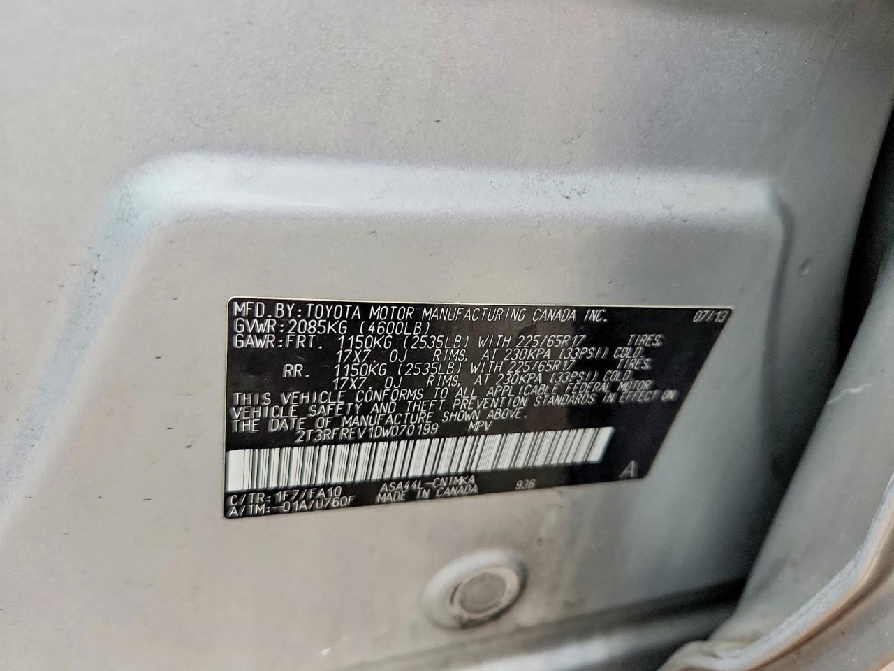 2013 Toyota Rav4 Xle - zdjęcie 13