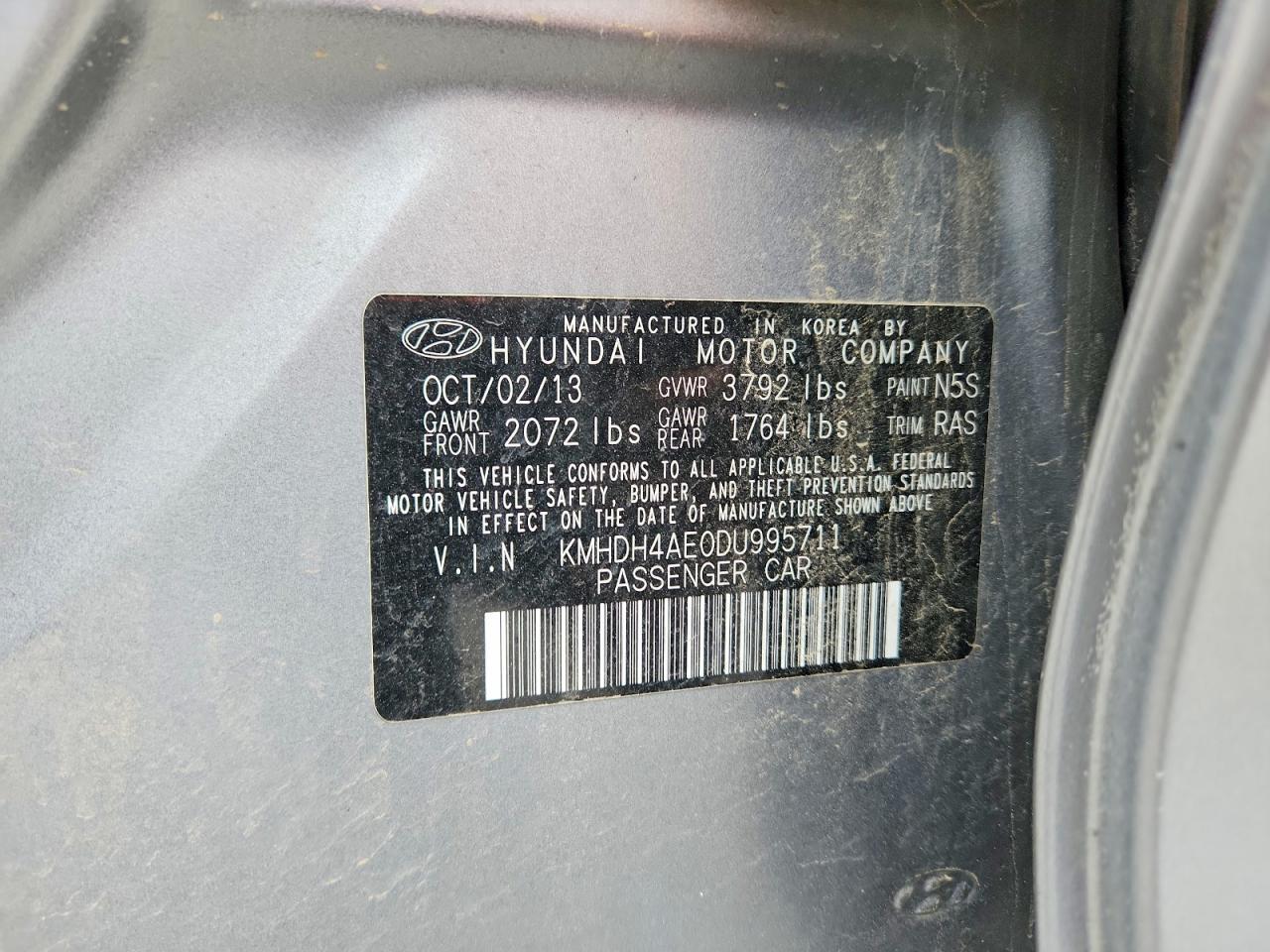 2013 Hyundai Elantra Gls - zdjęcie 12