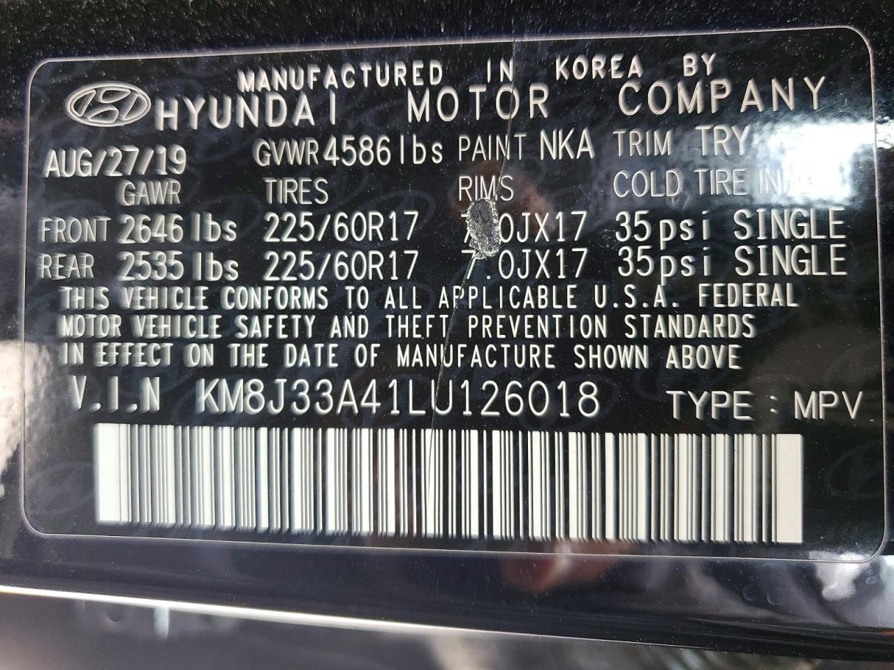 2020 Hyundai Tucson Value - zdjęcie 13