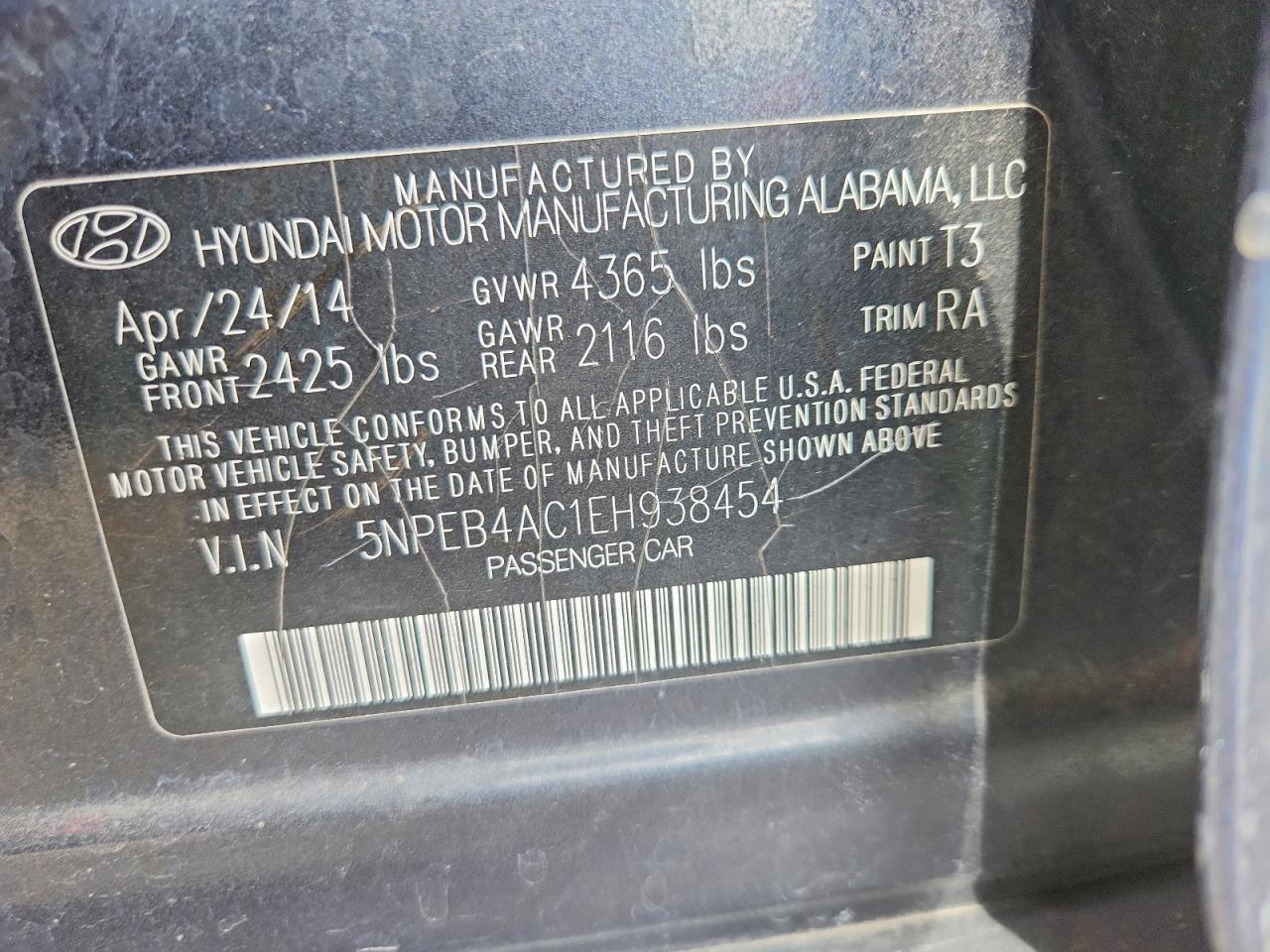 2014 Hyundai Sonata Gls - zdjęcie 12