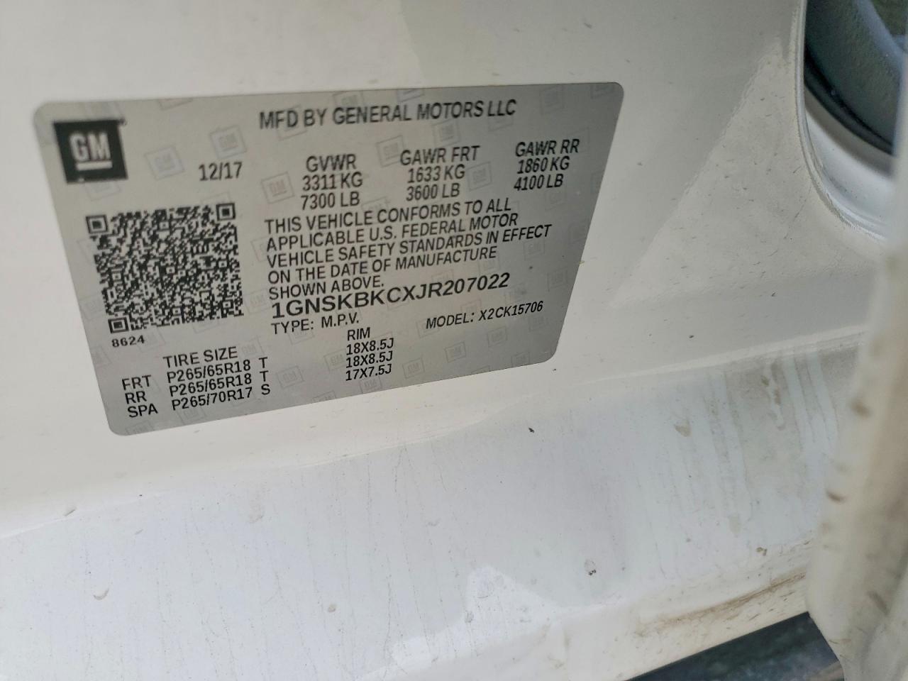 2018 Chevrolet Taho/Ls/Lt - zdjęcie 13