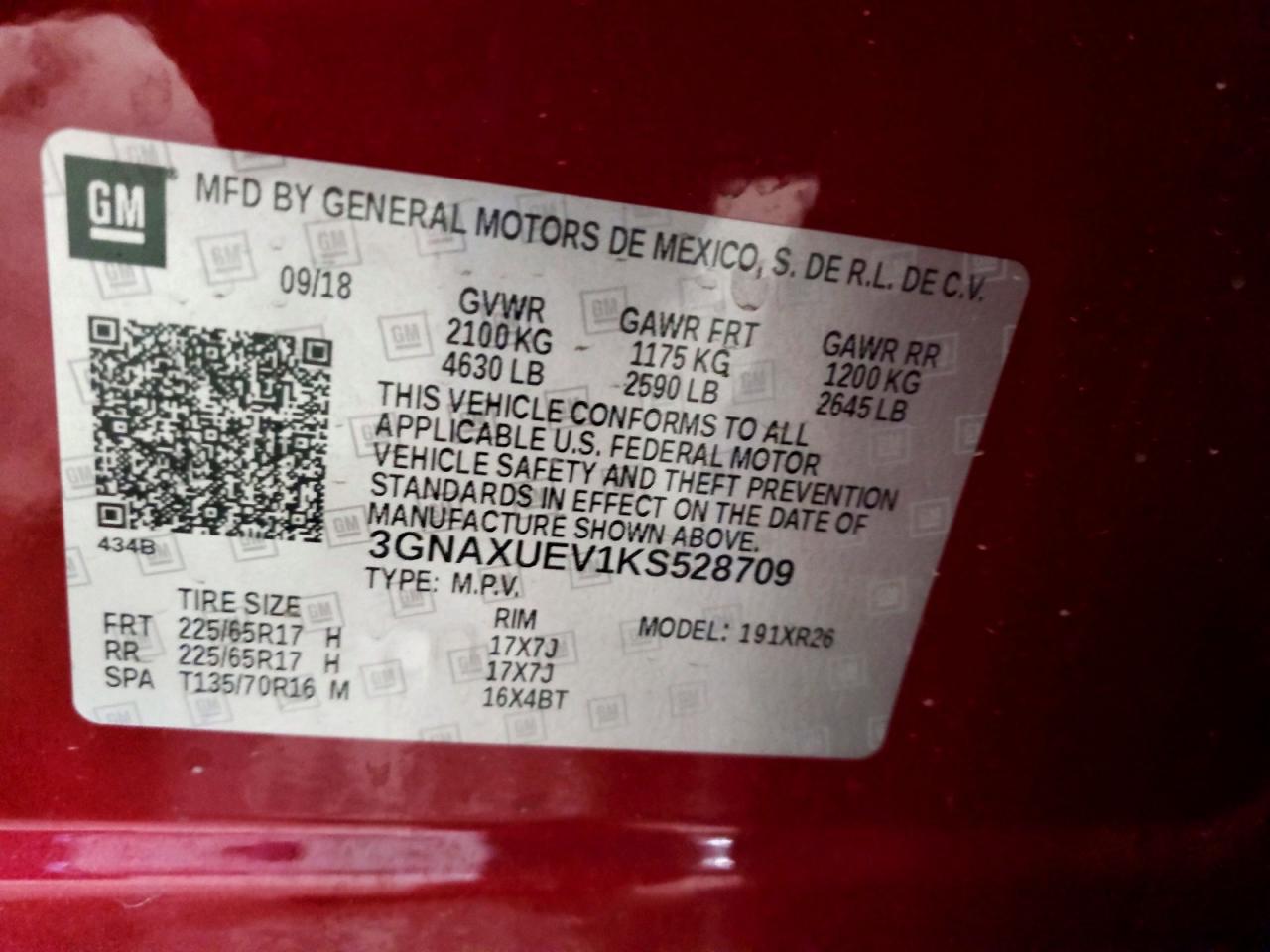 2019 Chevrolet Equinox Lt - zdjęcie 13