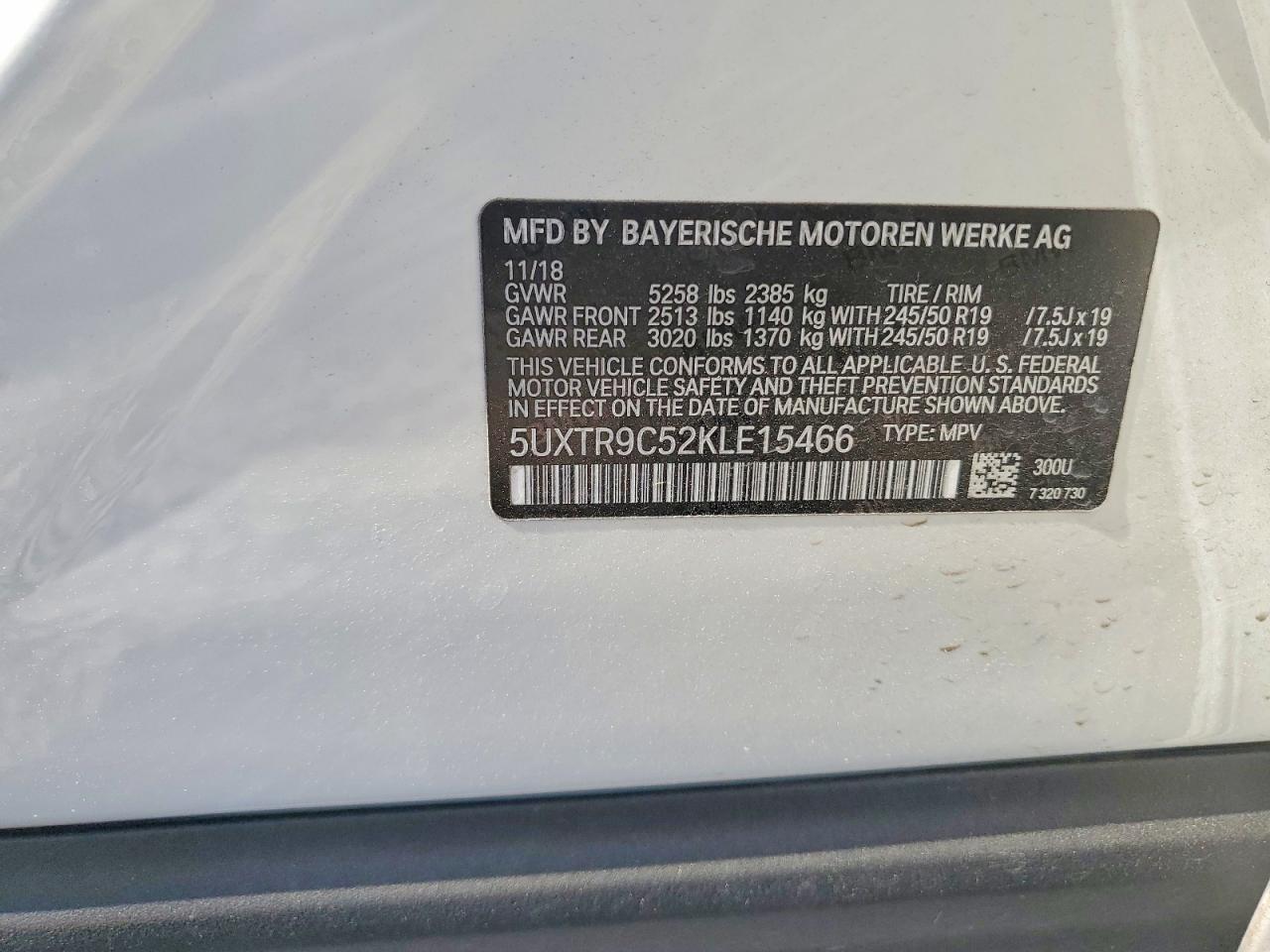 2019 BMW X3 xDrive30I - zdjęcie 13