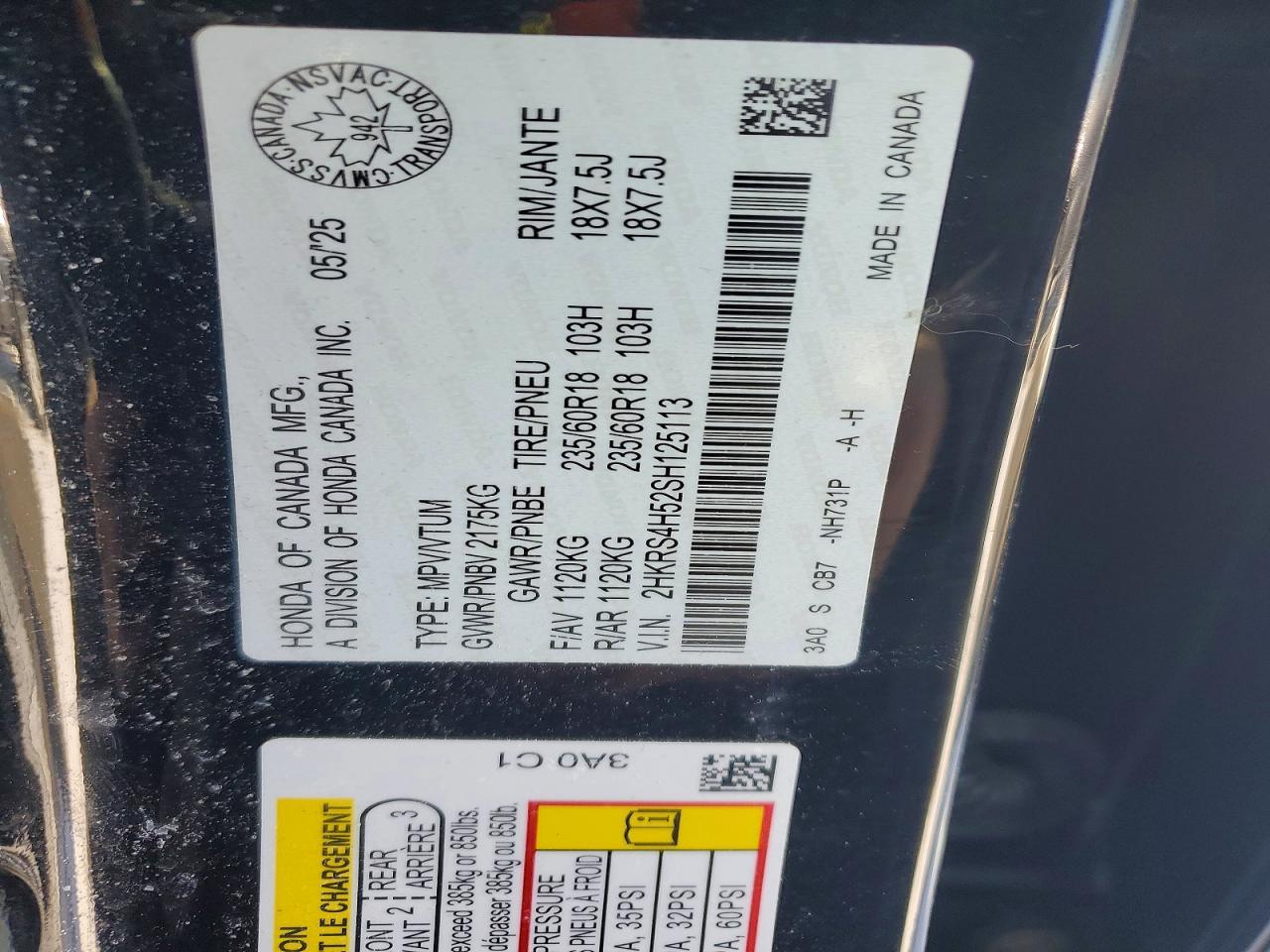 2025 Honda Cr-V Sport - zdjęcie 13