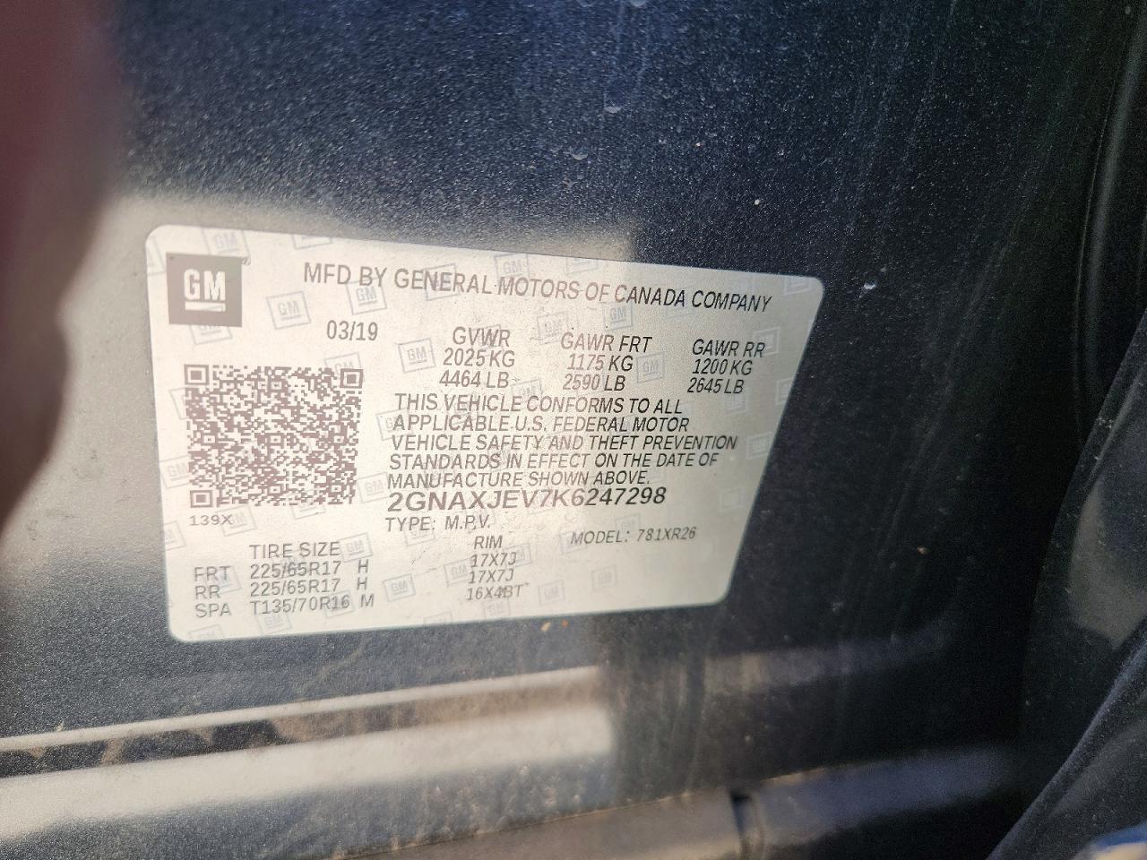 2019 Chevrolet Equinox Lt - zdjęcie 13