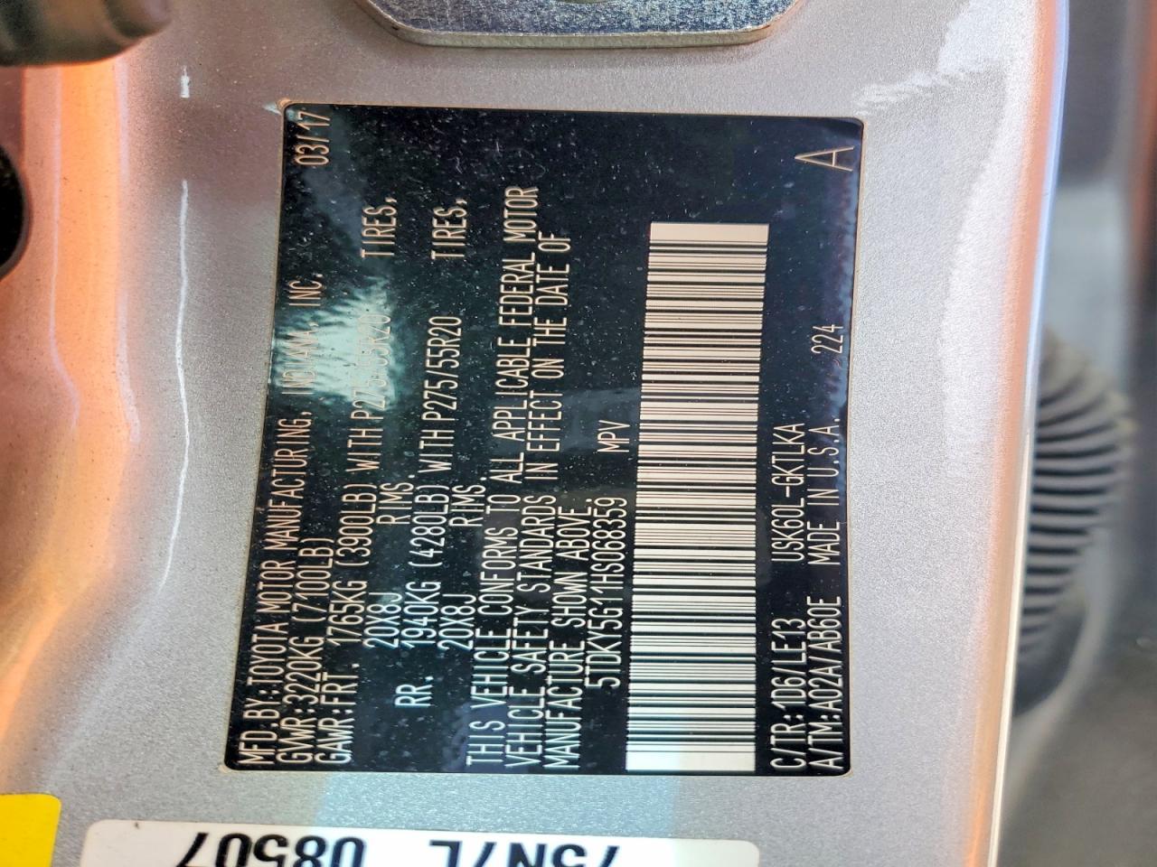 2017 Toyota Sequoia Limited - zdjęcie 14