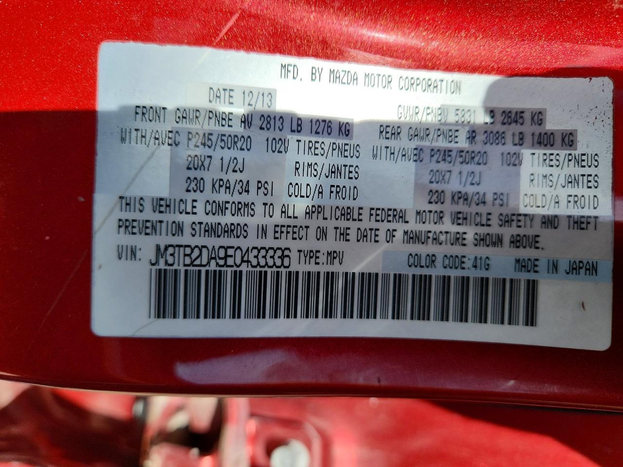 2014 Mazda Cx-9 Grand Touring - zdjęcie 14