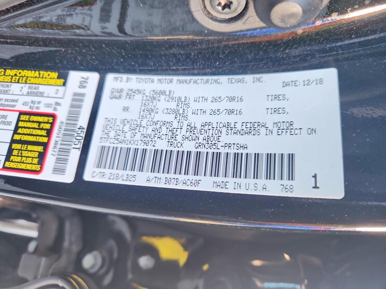 2019 Toyota Tacoma Trd Pro - zdjęcie 12