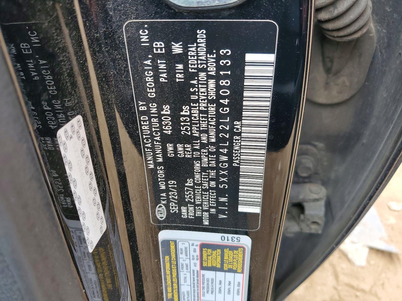 2020 Kia Optima Sx - zdjęcie 12