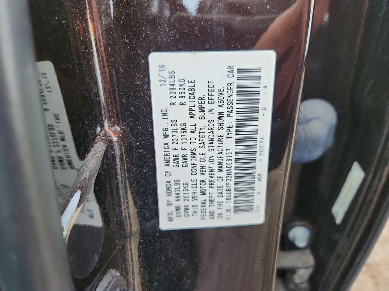 2017 Acur Tlx Awd W/Advance Pk - zdjęcie 12