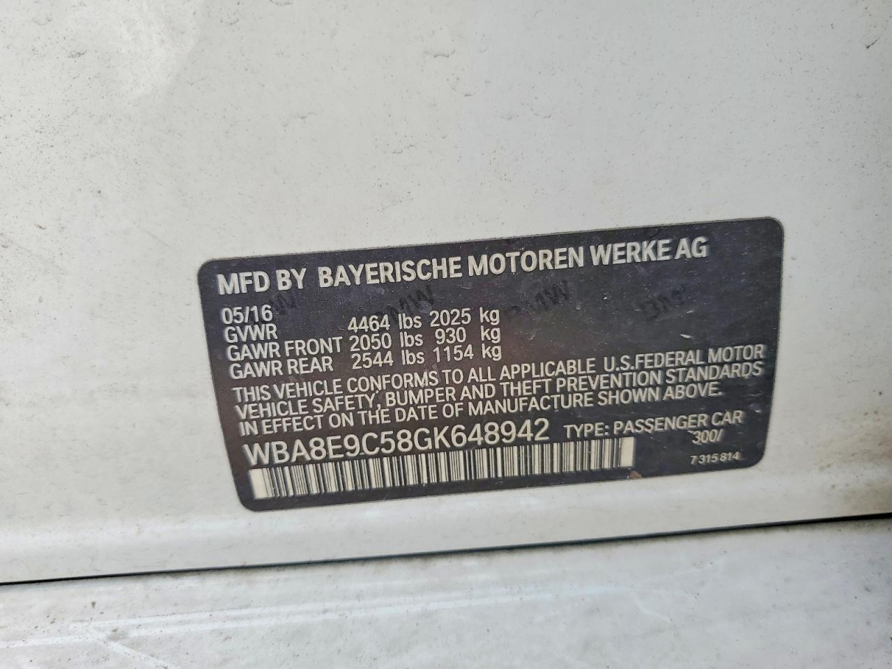2016 BMW 328 I Sulev - zdjęcie 12