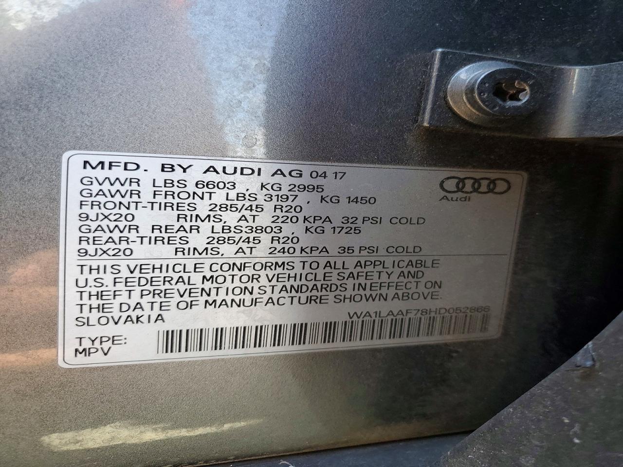 2017 Audi Q7 Premium Plus - zdjęcie 13