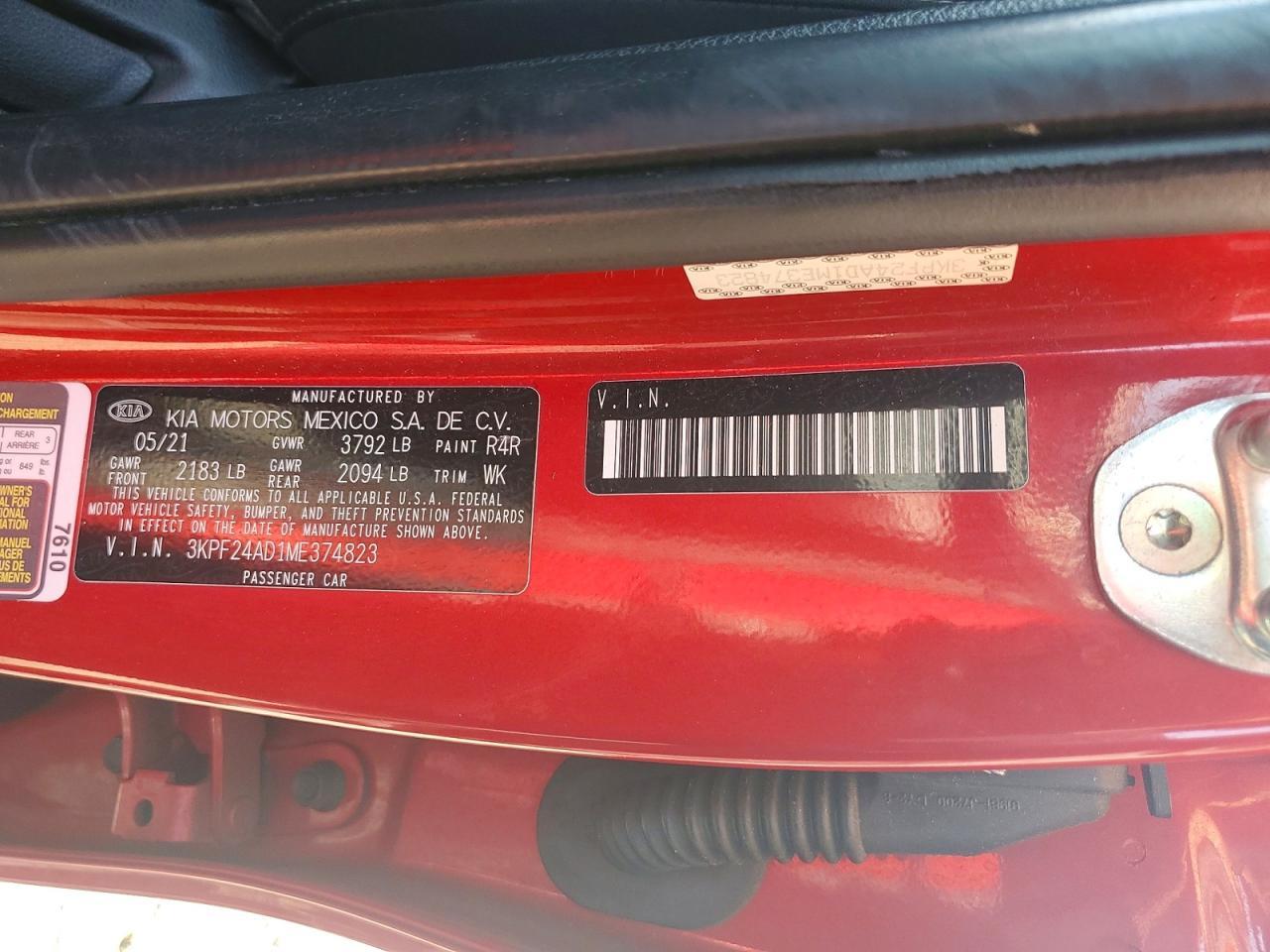2021 Kia Forte Lxs - zdjęcie 12