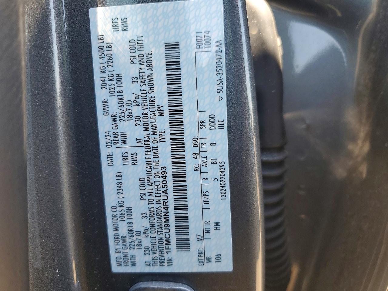 2024 Ford Escape St Line - zdjęcie 13