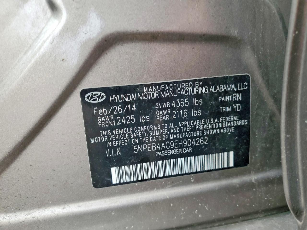 2014 Hyundai Sonata Gls - zdjęcie 12