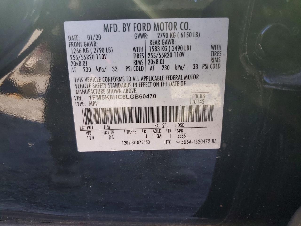 2020 Ford Explorer Platinum - zdjęcie 25