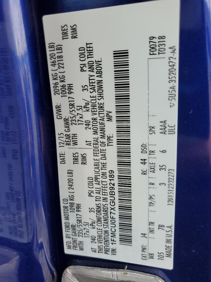 2016 Ford Escape S - zdjęcie 13