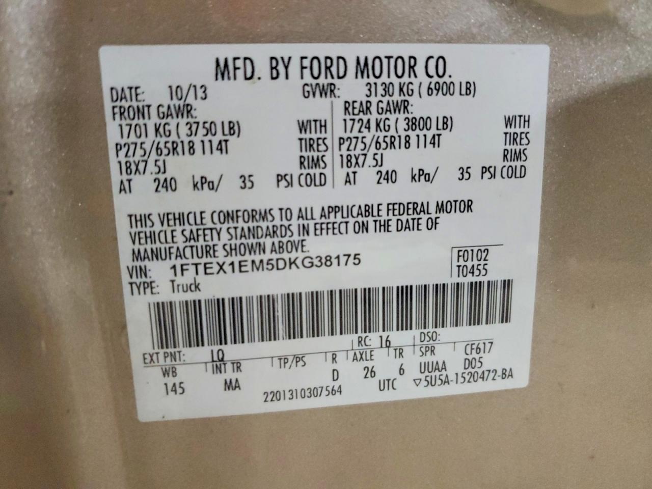 2013 Ford F150 Super Cab - zdjęcie 13
