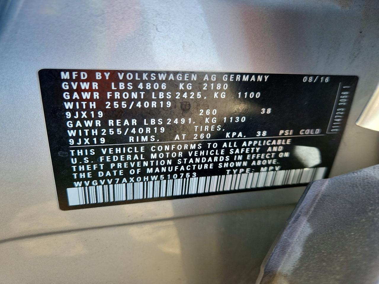 2017 Volkswagen Tiguan Sel - zdjęcie 14