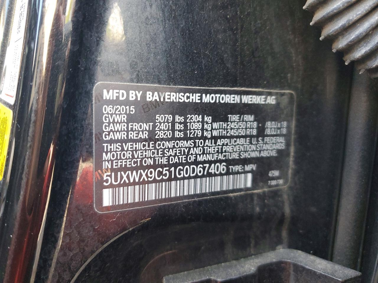 2016 BMW X3 xDrive28I - zdjęcie 13