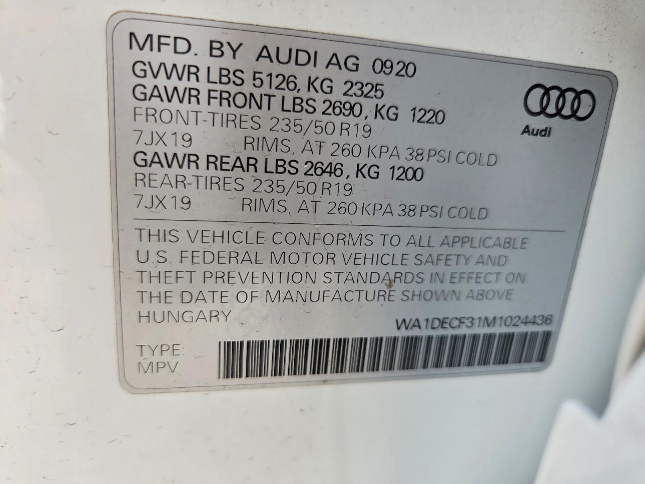 2021 Audi Q3 Premium S Line 45 - zdjęcie 14