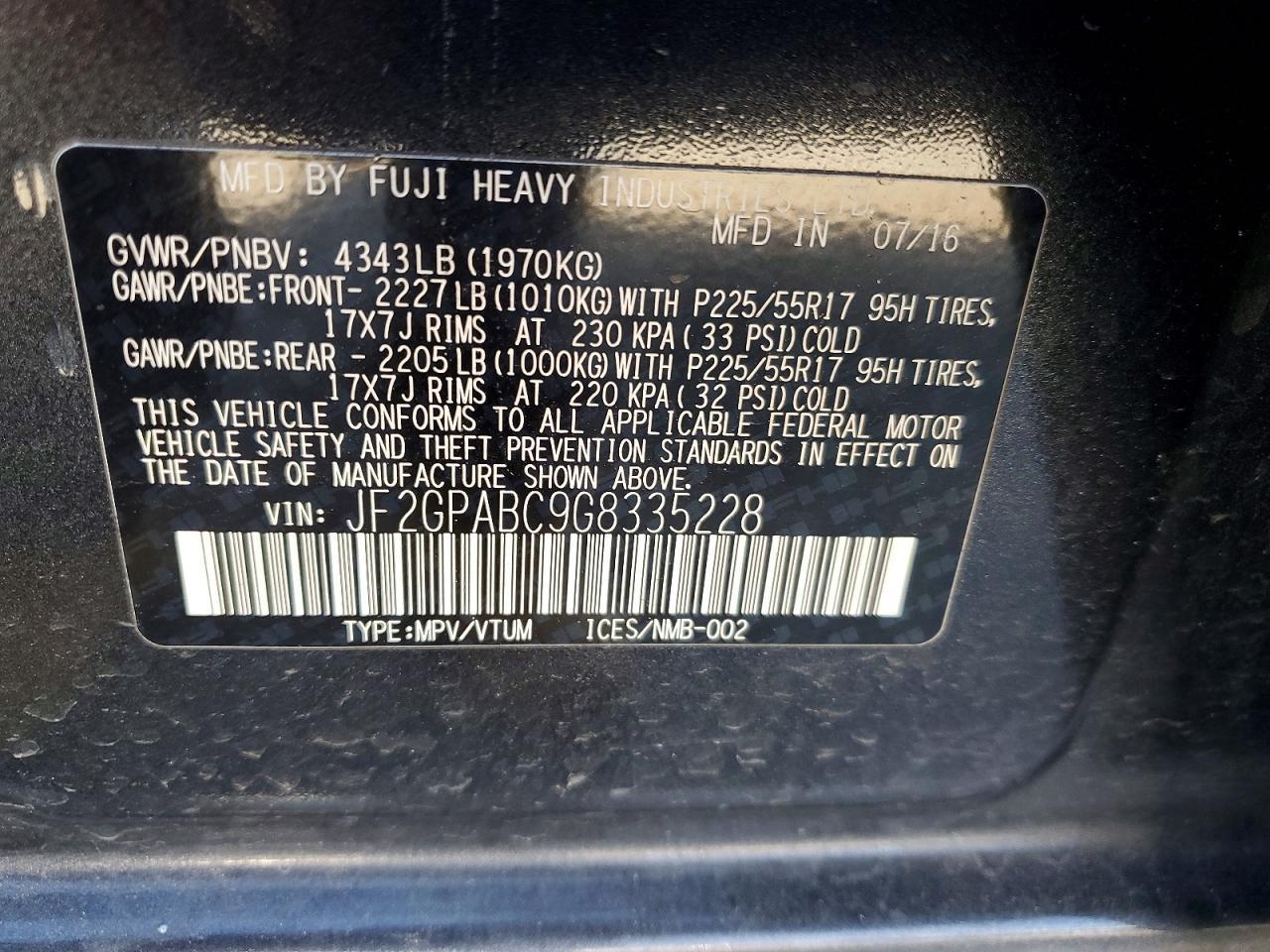 2016 Subaru Crosstrek Premium - zdjęcie 13