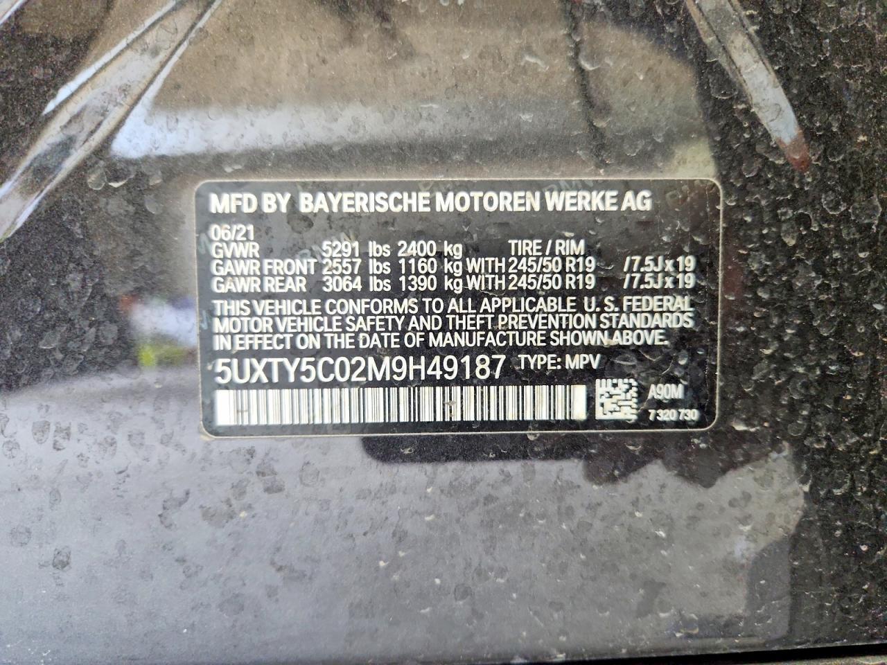 2021 BMW X3 xDrive30I - zdjęcie 13