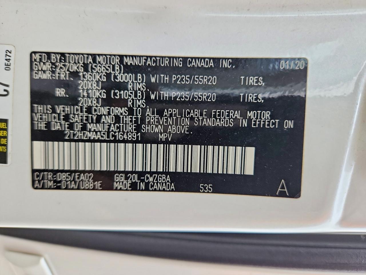 2020 Lexus Rx 350 - zdjęcie 13