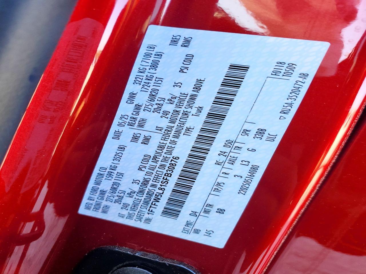 2025 Ford F150 Lariat - zdjęcie 12