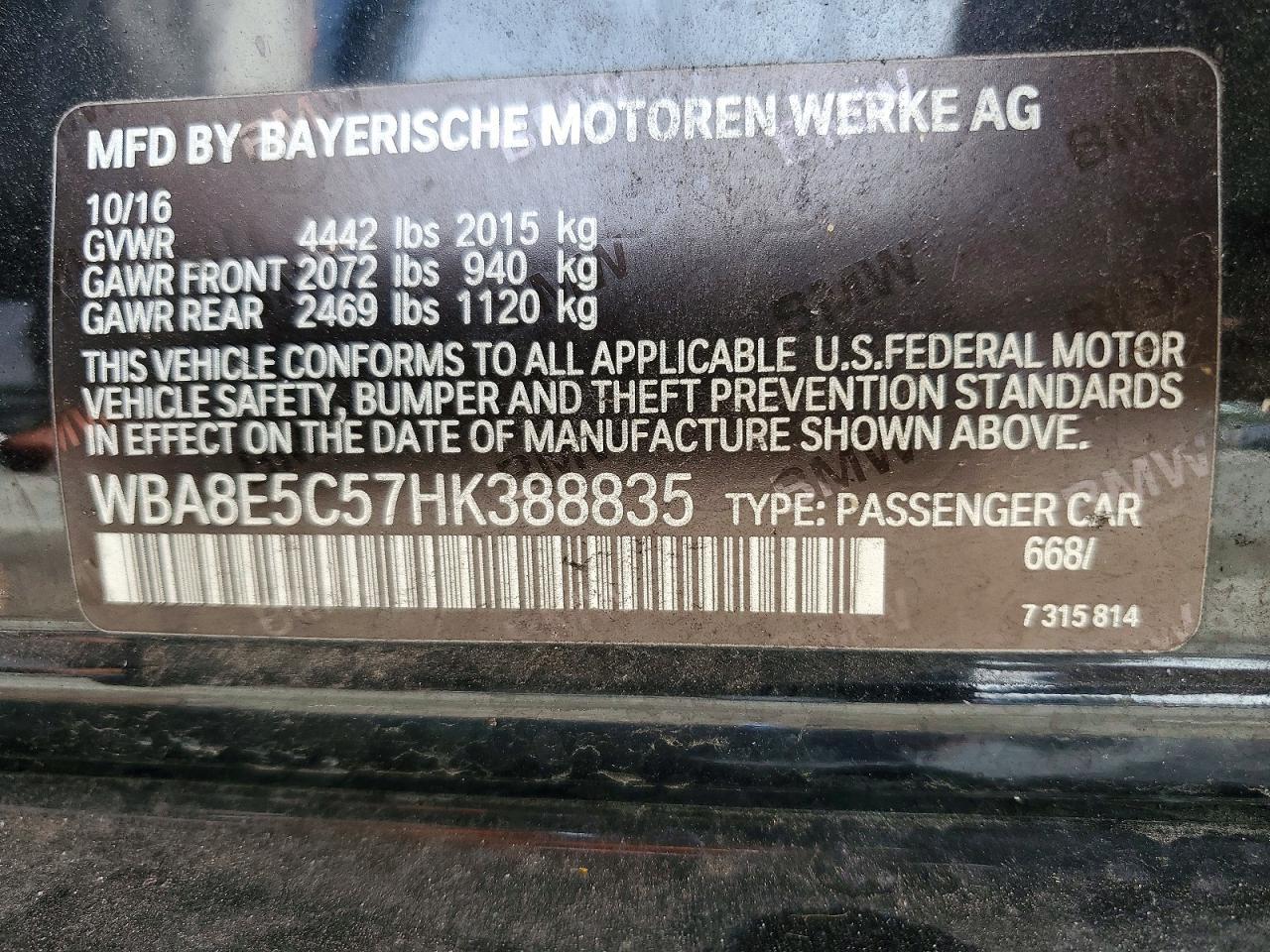 2017 BMW 328 D - zdjęcie 12