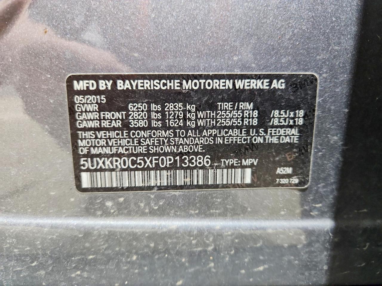 2015 BMW X5 xDrive35I - zdjęcie 12