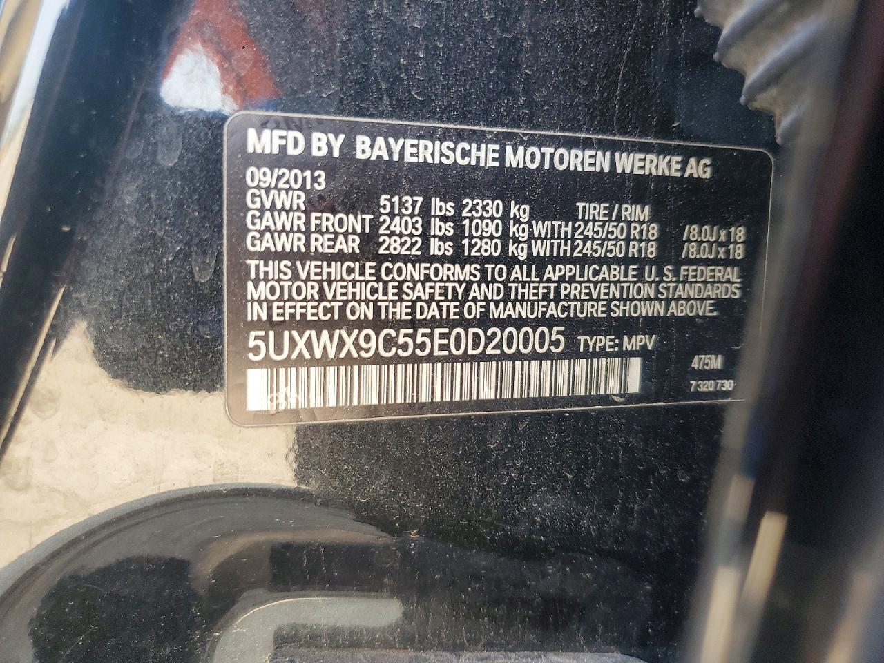 2014 BMW X3 xDrive28I - zdjęcie 13